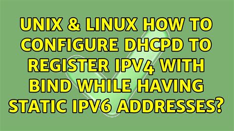 dhcpd.conf ipv6